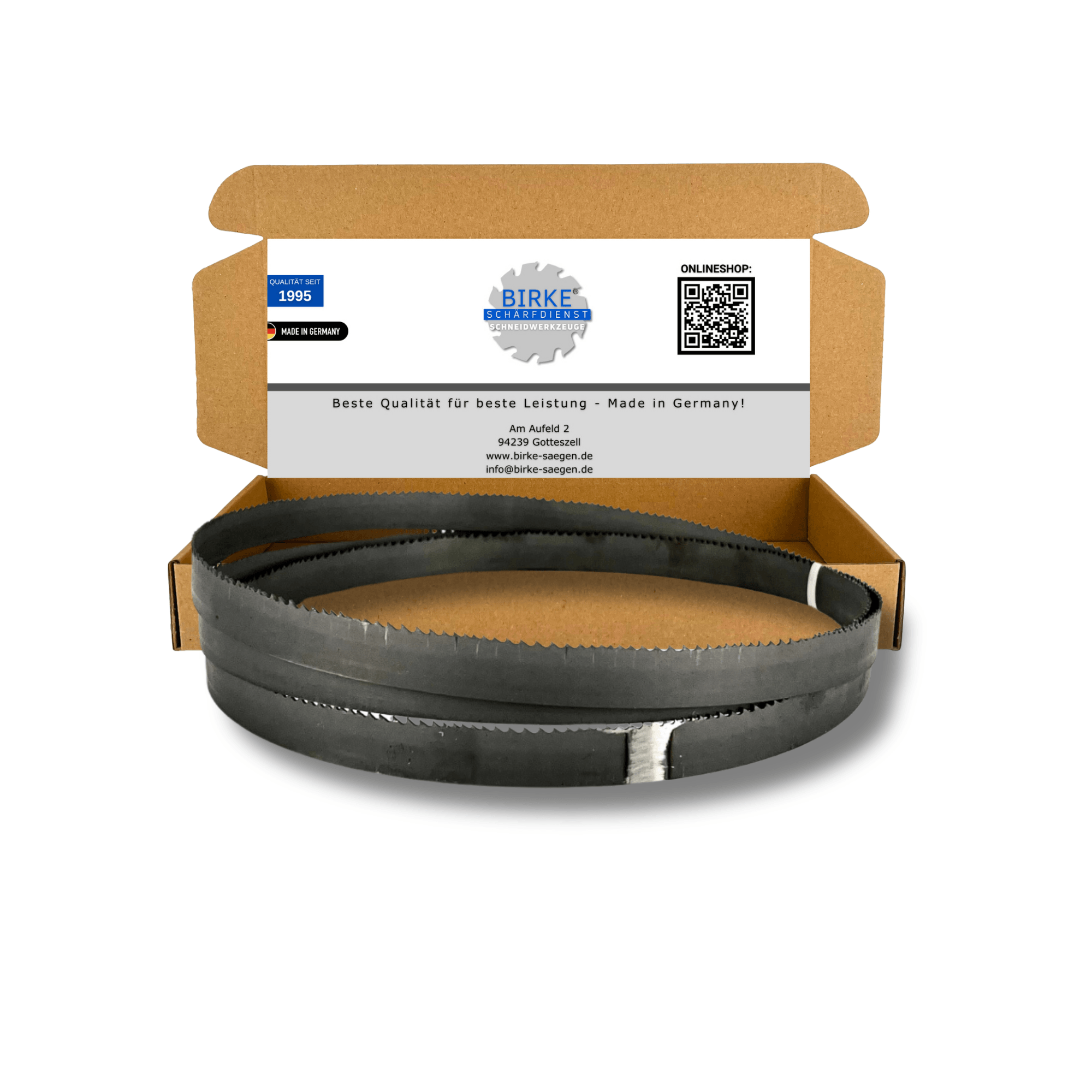 Birke® BI-M42 Metallbandsägeblatt 4001mm - 6000mm 27mm Breite 𝟬,𝟵𝗺𝗺 𝗦𝘁ä𝗿𝗸𝗲 6/10 Zähne pro Zoll - Birke® Schneidwerkzeuge