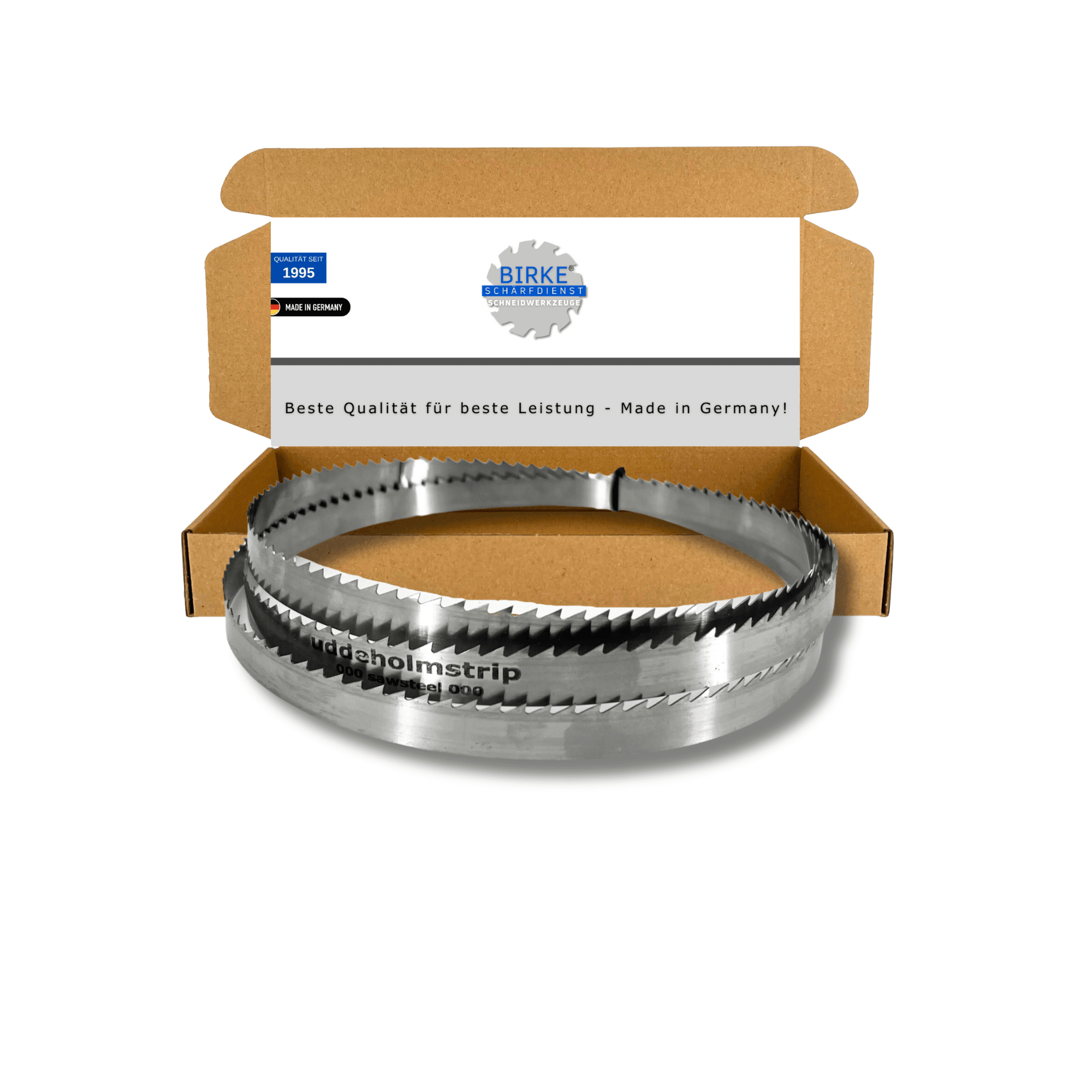 Birke® Uddeholm 4001mm - 6000mm 15mm Breite 0,6mm Stärke - Birke® Schneidwerkzeuge