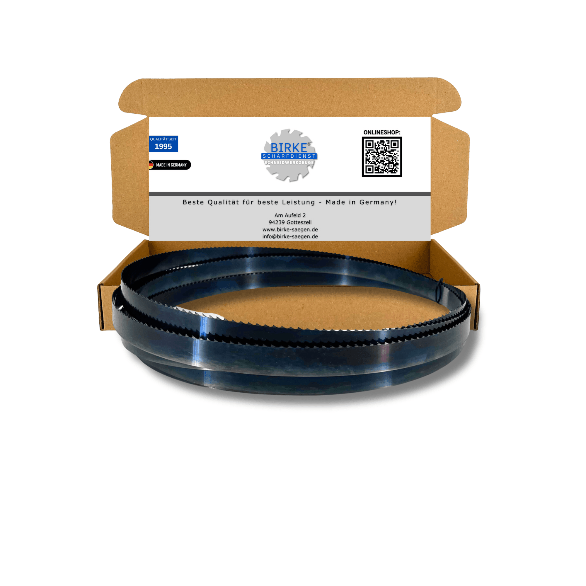 Birke® Premium Flexback 4001mm - 6000mm 25mm Breite 𝟬,𝟲𝟱𝗺𝗺 𝗦𝘁ä𝗿𝗸𝗲 4 Zähne pro Zoll - Birke® Schneidwerkzeuge