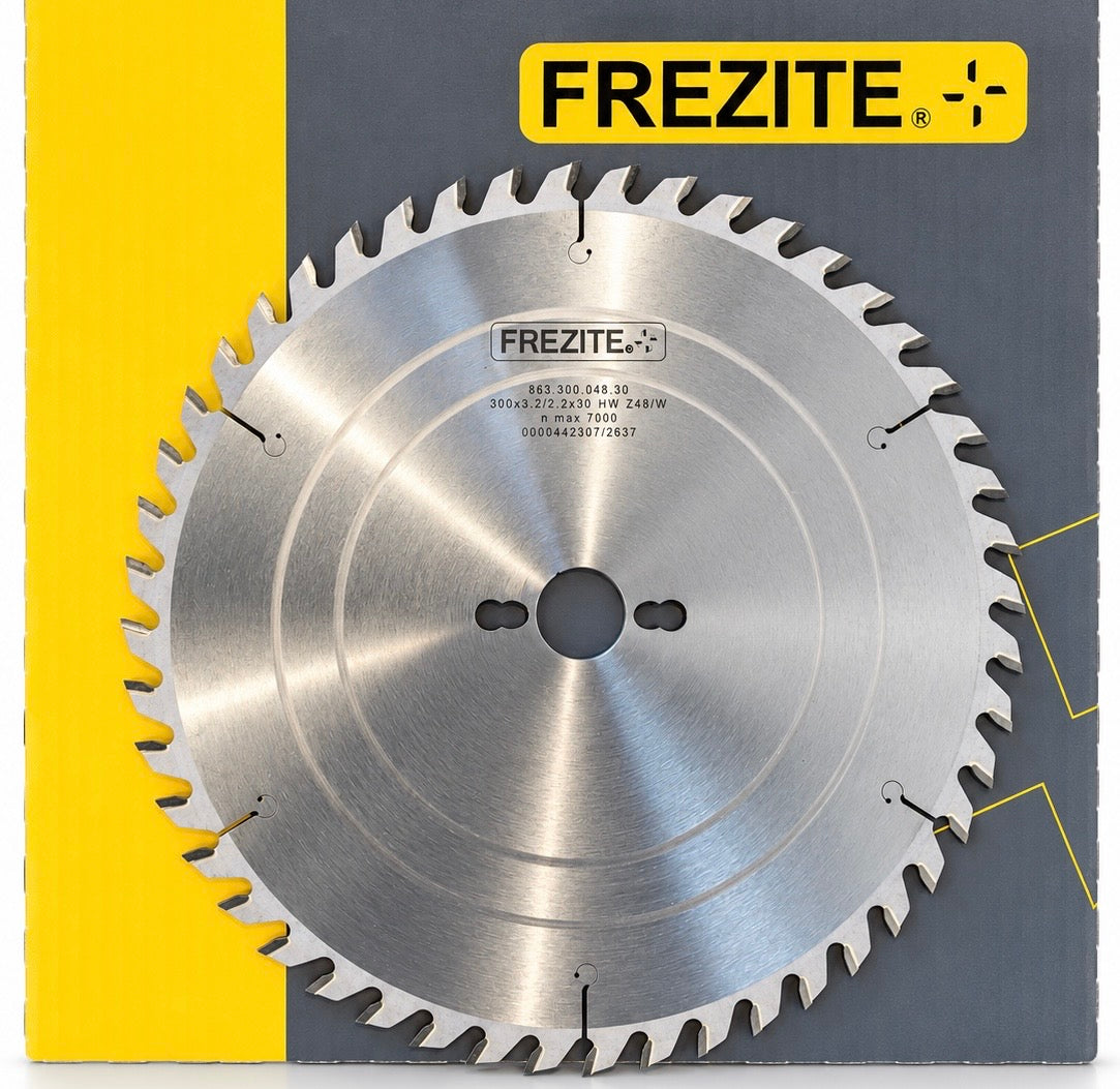 FREZITE HM-Kreissägeblatt Universal 300 × 3,2 × 30 mm – Z48 Wechselzahn