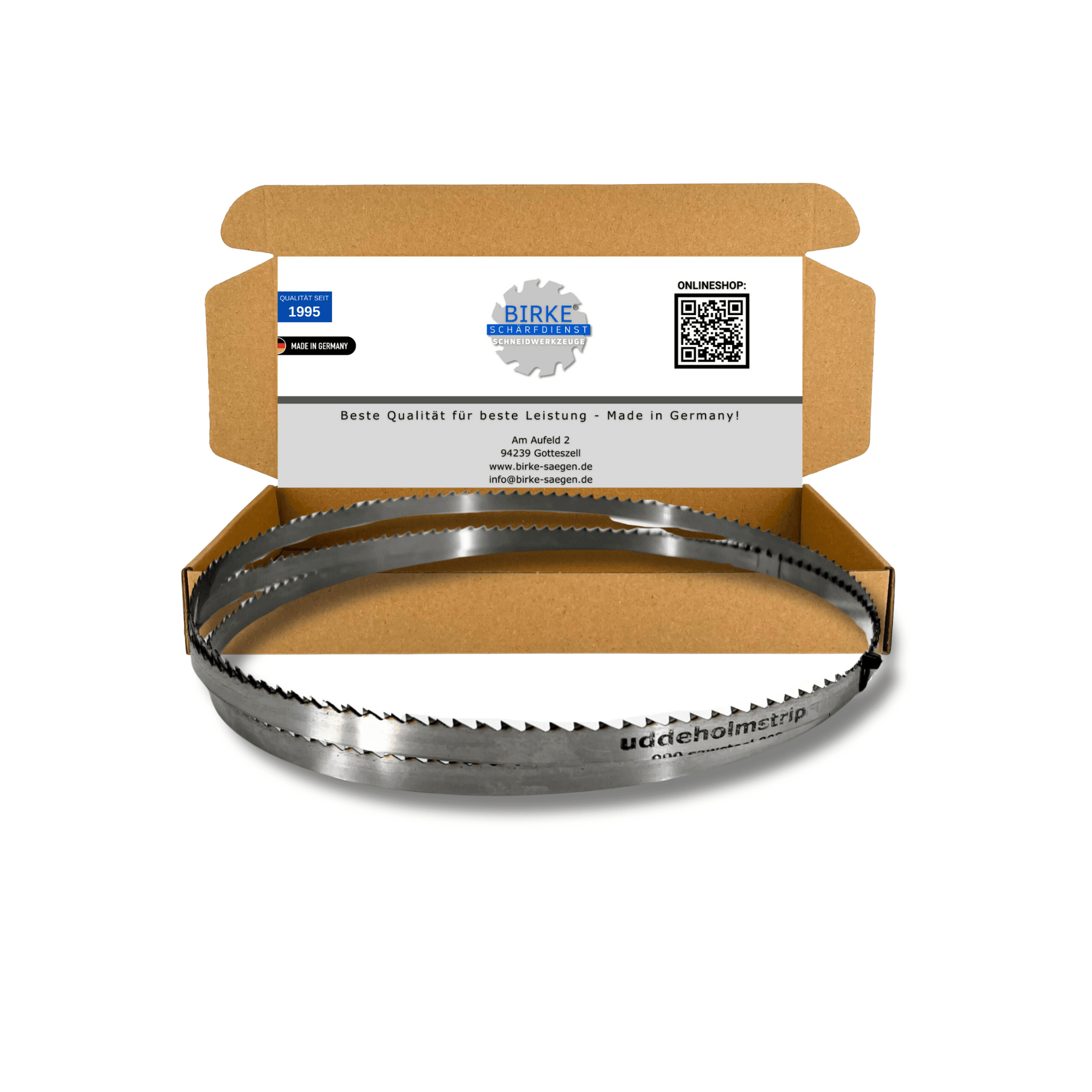 Birke® Uddeholm gehärtete Zahnspitzen Mischpaket 8/12mm Breite 1070-2500mm Länge - Birke® Schneidwerkzeuge